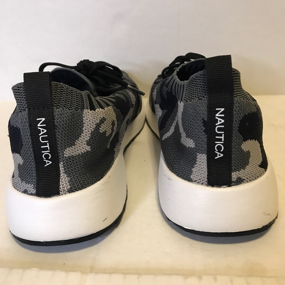 Nautica Slip On Knit Camouflage Sneakers Women Sz 9.5 Great Condition - Picture 9 of 14